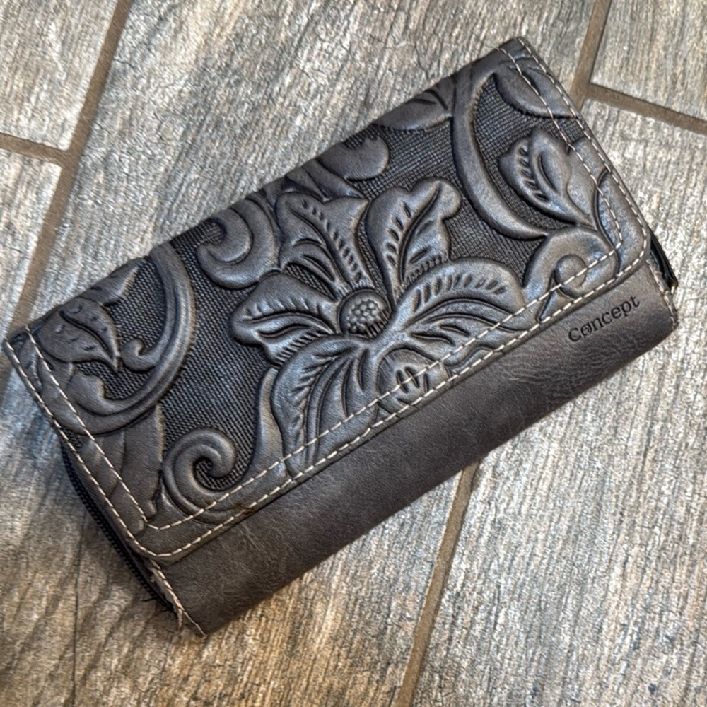 Concept Tri Fold Wallet - Gray